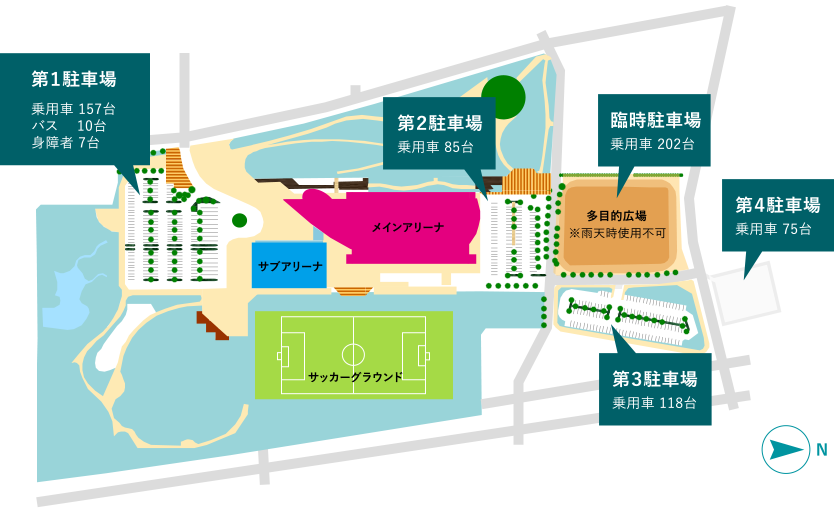 駐車場案内図